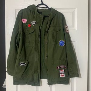 Forever 21 army green jacket